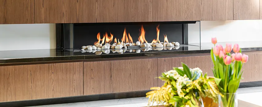 Double-height Fireplace Design Refurbishment in Largo, Florida