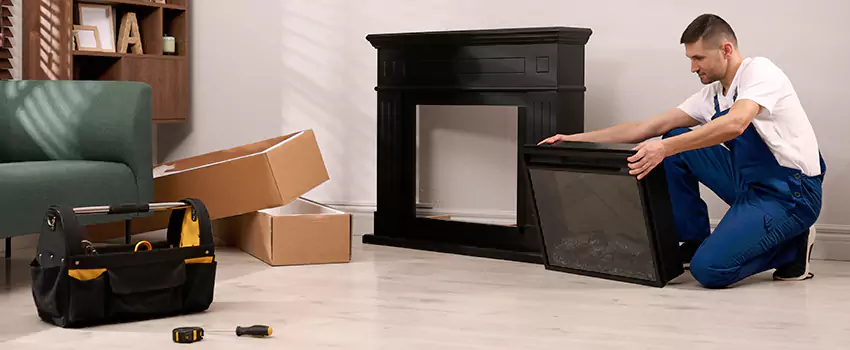 Old Rusted Metal Fireplace Repair And Replacement in Largo, FL