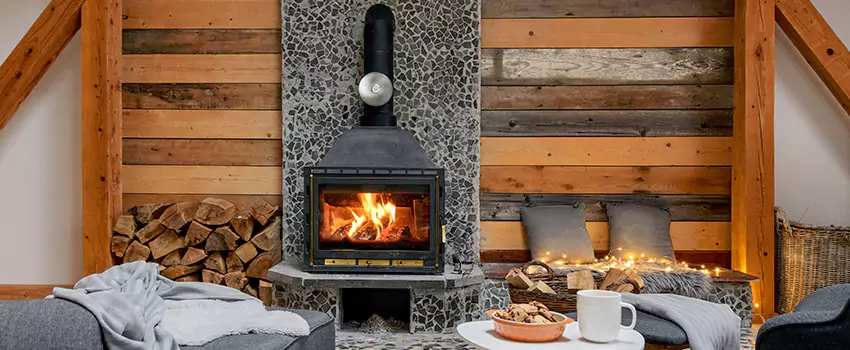 Thelin Hearth Products Direct Vent Gas Stove Fireplace Inspection in Largo, Florida